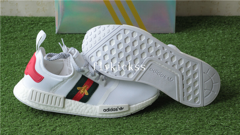 Real Boost Adidas NMD R1 X GC Bee White